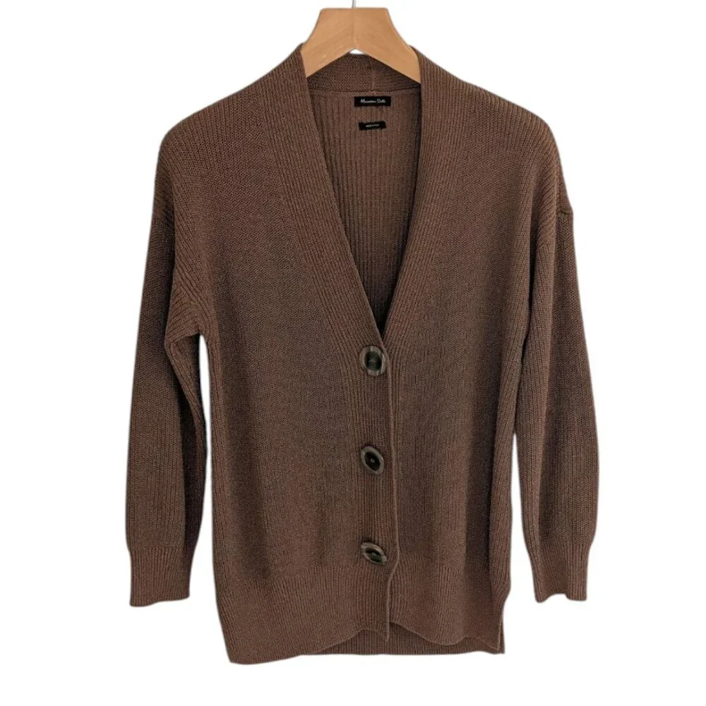 Massimo Dutti Long Cardigan Sweater - Picture 4 of 7